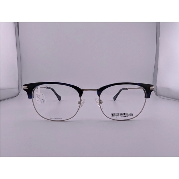 True Religion Black and Silver Men's Glasses - Picture 2 of 11